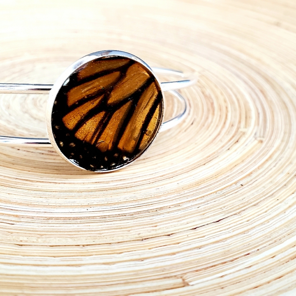 Real Butterfly Wing Bracelet- Self Sizing